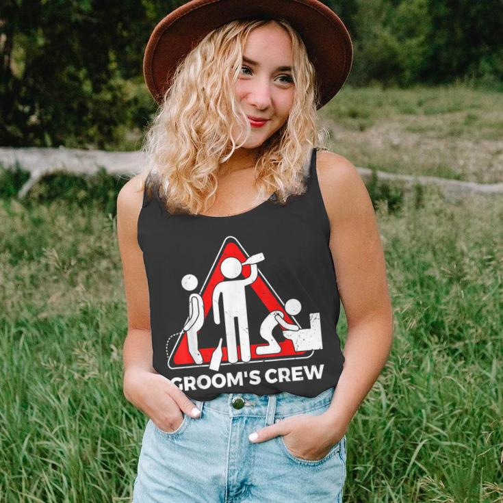 Grooms Crew| Groom Groomsmen | Bachelor Party Unisex Tank Top
