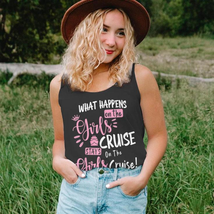 What Happens On The Cruise Stays On The Cruise Girls Weekend Tank Top