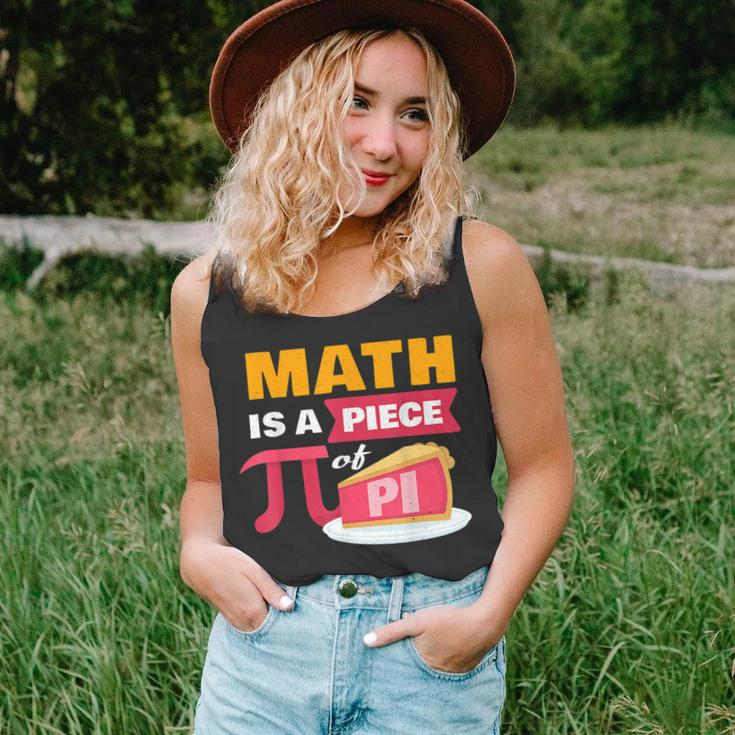 Happy Pi Day Math Is A Piece Of Pie 3 14 Stem Math Teacher Unisex Tank Top