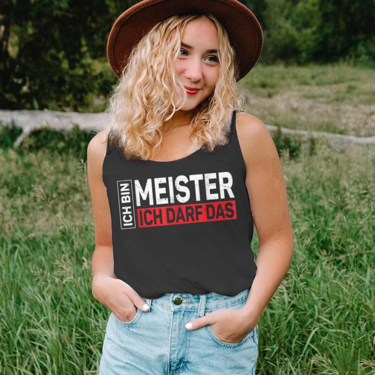 Herren Ich Bin Meister Ich Darf Das Meisterprüfung Geschenk Tank Top