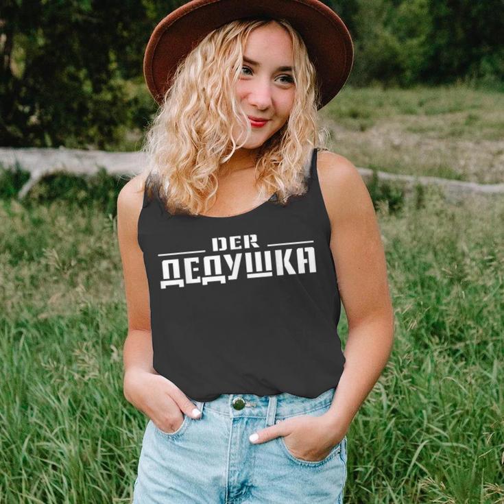 Herren Unisex TankTop Opa aus Russland, Russischer Großvater mit Schrift