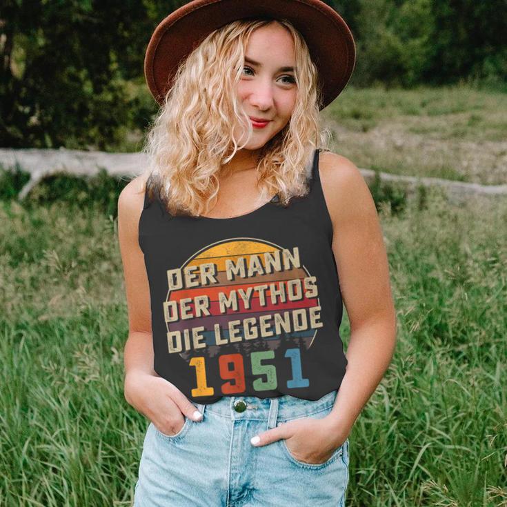 Herren Vintage Der Mann Mythos Die Legende 1951 72 Geburtstag Tank Top