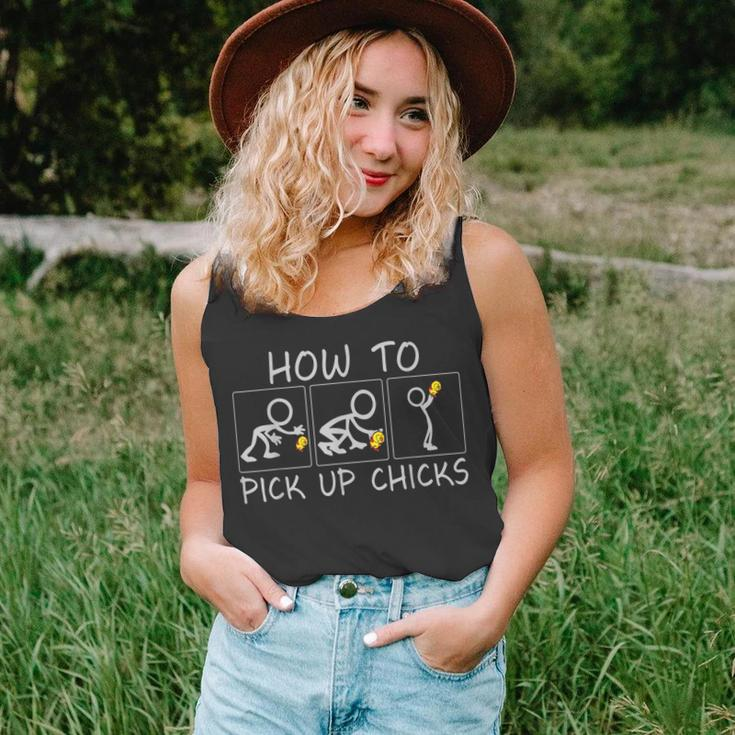 How To Pick Up Chicks Funny Unisex Tank Top