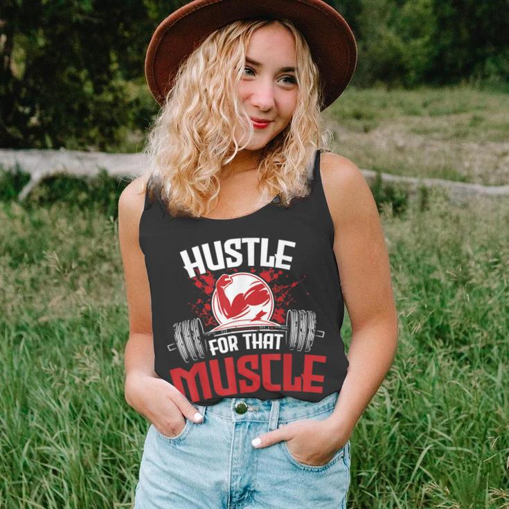 Hustle For That Muscle Fitness Motivation Unisex Tank Top