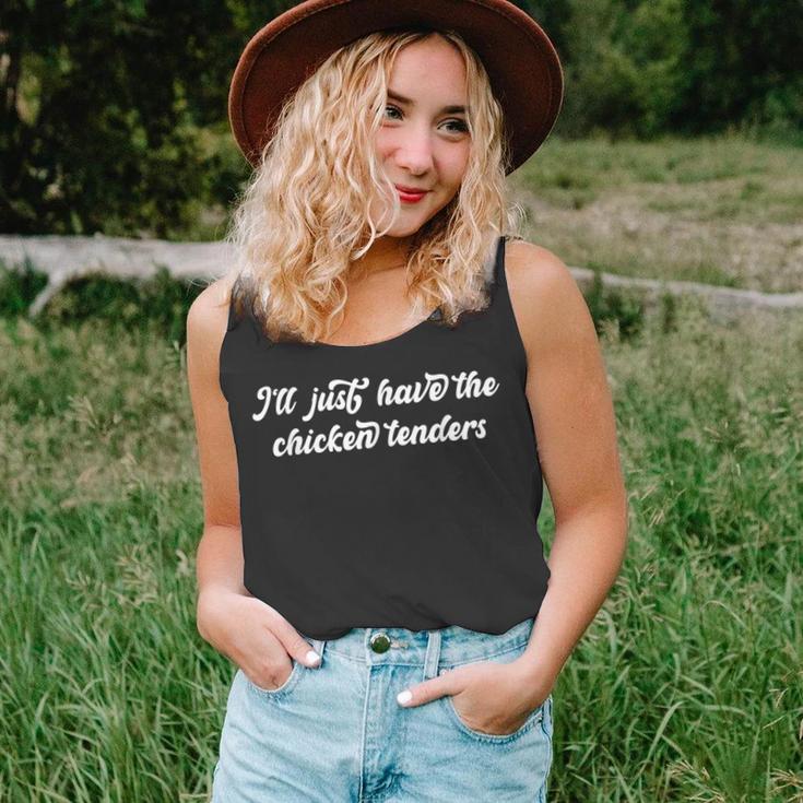 Ich Will Nur Hähnchenstreifen Lustiges Vintage Unisex TankTop für Hühnerfans