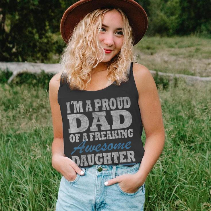 Im A Proud Dad From Daughter Funny Fathers Day Vintage Unisex Tank Top