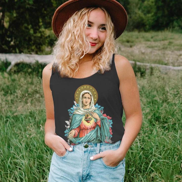 Immaculate Heart Of Mary Our Blessed Mother Catholic VintageTank Top
