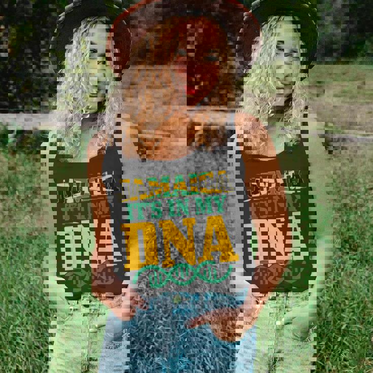 Jamaica Its In My Dna Jamaican Flag Pride Unisex Tank Top