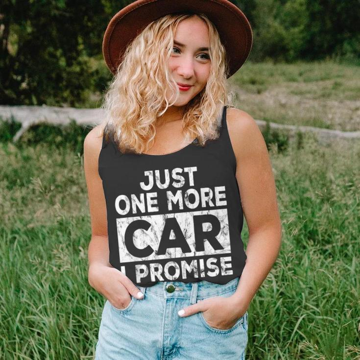 Just One More Car I Promise Mechanic Gift Car Lover Garage Unisex Tank Top