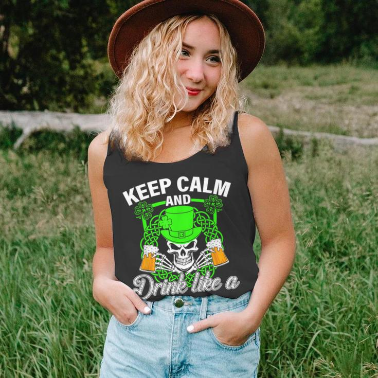 Keep Calm And Drink Like A Riley St Patricks Day Lucky Unisex Tank Top