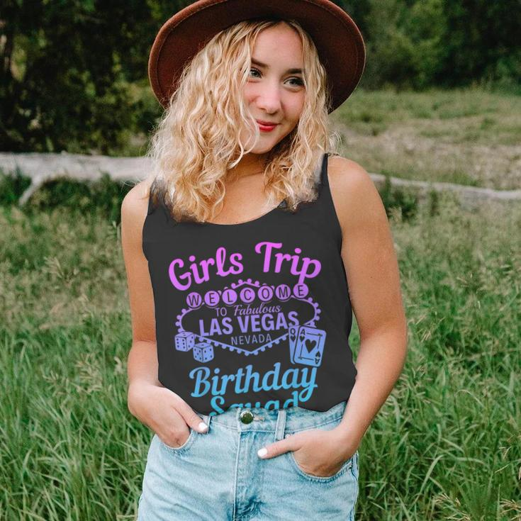 Las Vegas Birthday Party Girls Trip Vegas Birthday Squad Unisex Tank Top