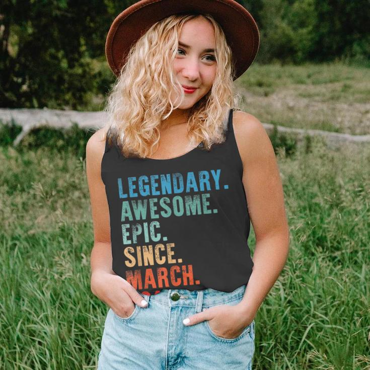 Legendary Awesome Epic Since March 2013 Vintage Birthday Unisex Tank Top