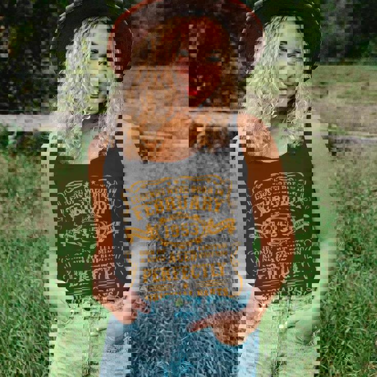 Legenden Februar 1953 Geburtstag, 70. Jahrestag Männer Unisex TankTop