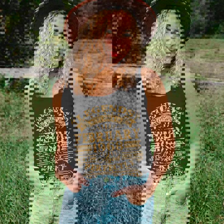 Legenden Februar 1968 - 55. Geburtstag Mann Unisex TankTop, Jahrgang 1968