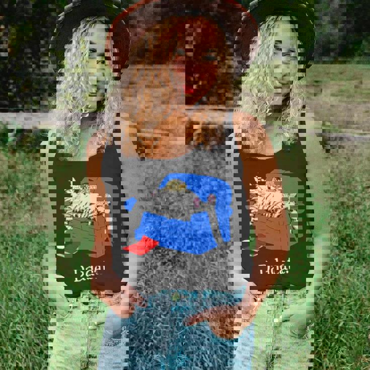 Lzrcat Dadcat Unisex Tank Top