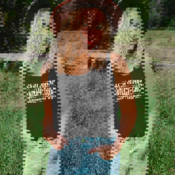 Maintenance Technician Job Title Maintenance Technician Unisex Tank Top