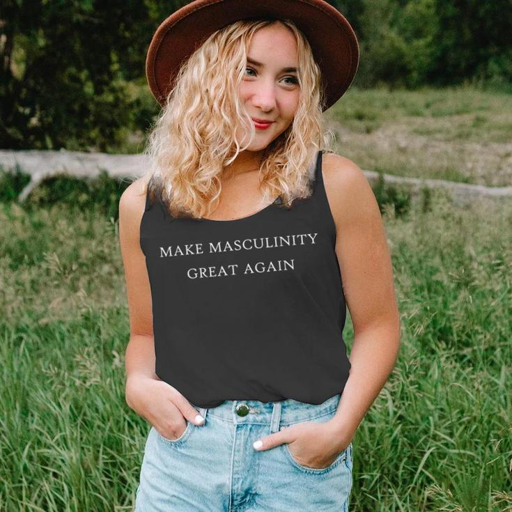 Make Masculinity Great Again Funny Dad Brother Father Gift Unisex Tank Top