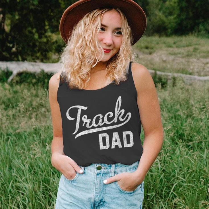Mens Track Dad Proud Track And Field Dad Gift Unisex Tank Top