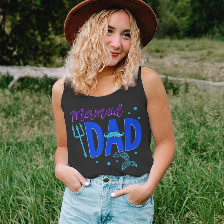Mens Mermaid Dad Father Sea LoverShirt Matching Birthday Tank Top