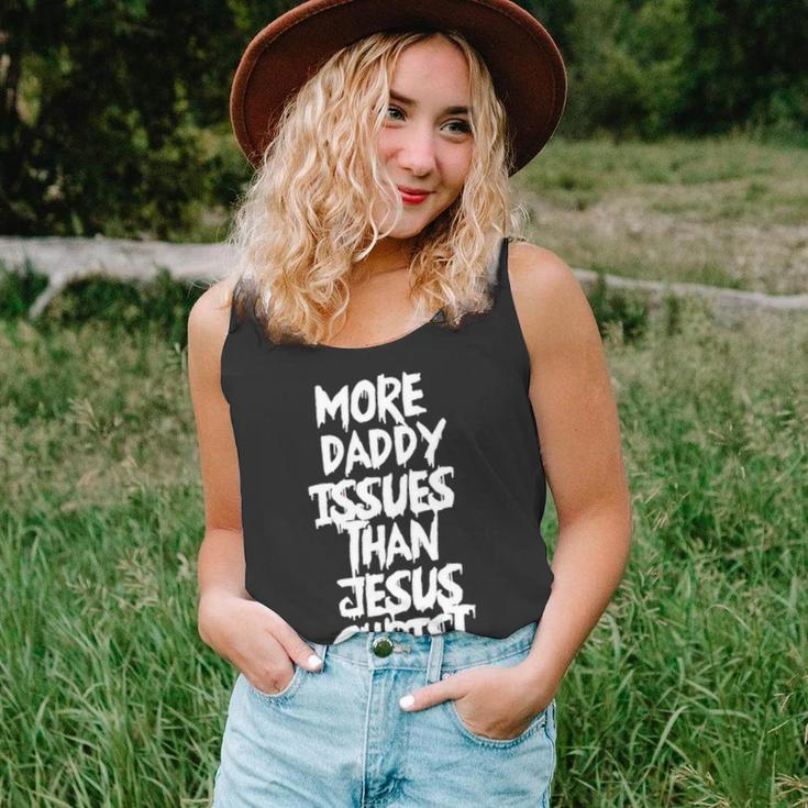 More Daddy Issues Than Jesus Christ Unisex Tank Top