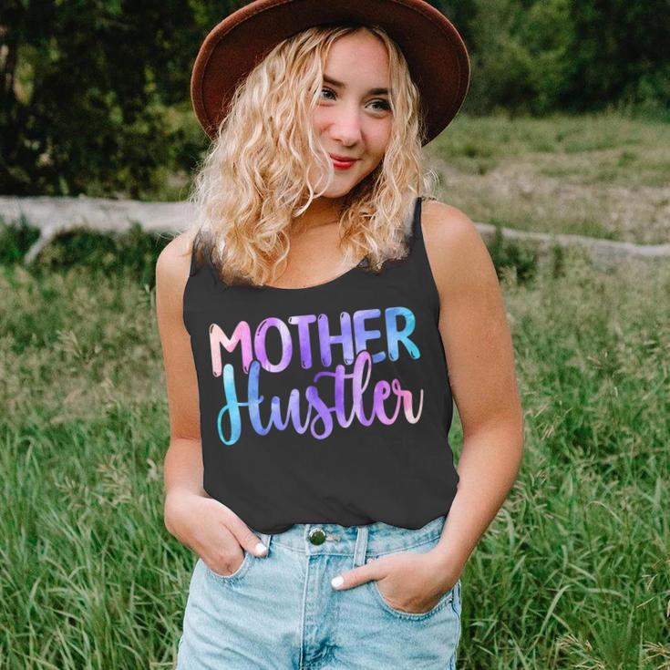 Mother Hustler - Entrepreneur Mom Mothers Day Watercolor Unisex Tank Top