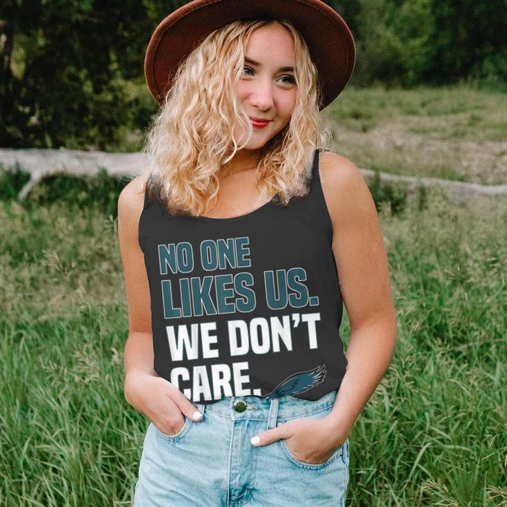 No One Likes Us We Dont Care Philadelphia Philly Fan Unisex Tank Top