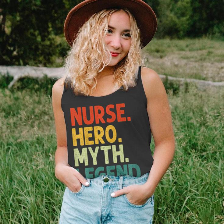 Nurse Hero Myth Legend Retro Vintage Krankenschwester Tank Top