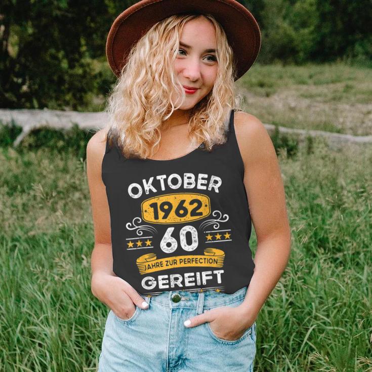 Oktober 1962 Lustige Geschenke 60 Geburtstag Tank Top