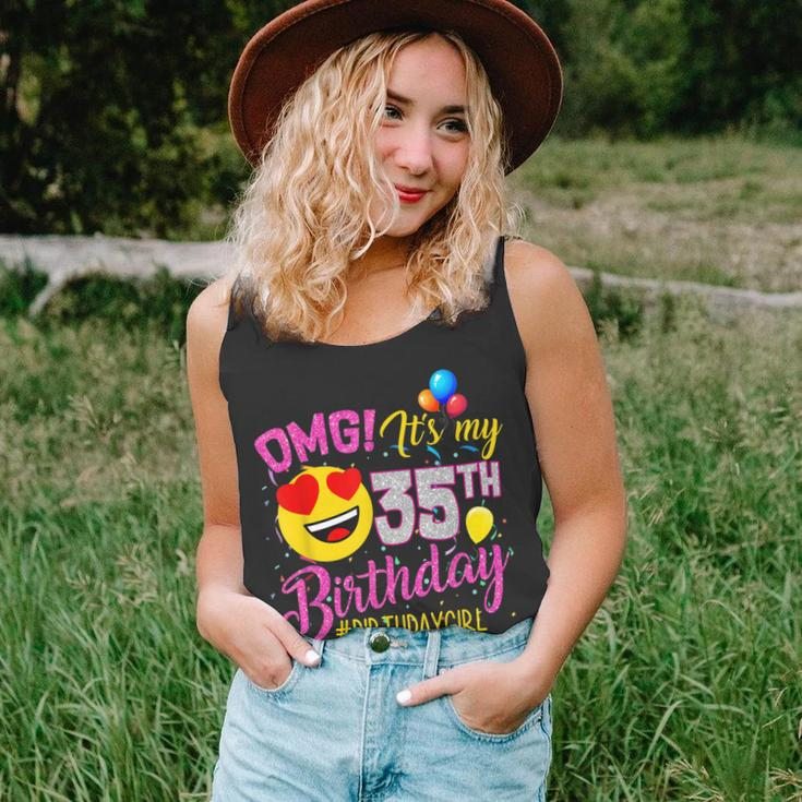 Omg Its My 35Th Birthday Mädchen- Zum 35 Geburtstag Tank Top