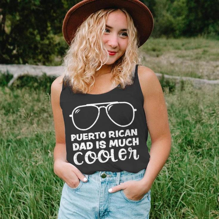 Puerto Rico Puerto Rican Dad Is Much Cooler - Fathers Day Unisex Tank Top