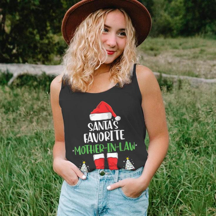 Santa’S Favorite Mother In Law Family Matching ChristmasUnisex Tank Top