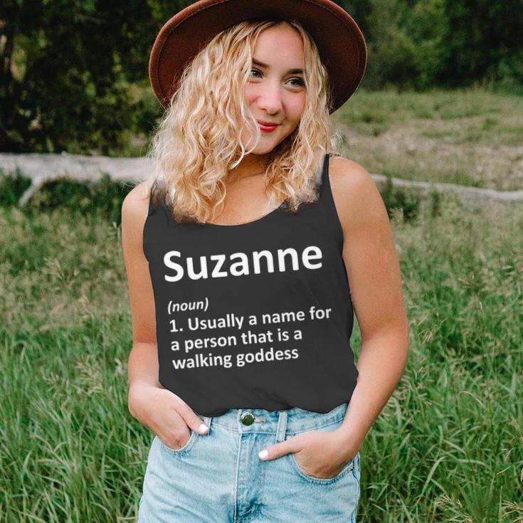 Suzanne Definition Personalized Funny Birthday Gift Idea Unisex Tank Top