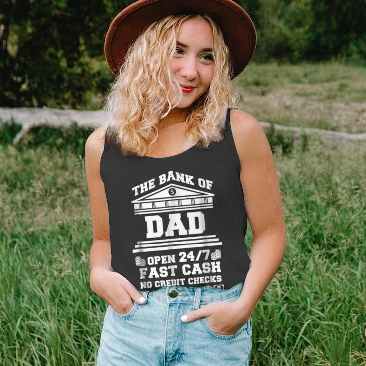 The Bank Of DadFunny Father Day Gift Unisex Tank Top