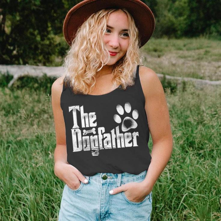 The Dogfather - Dog Dad Funny - Fathers Day Gifts Unisex Tank Top