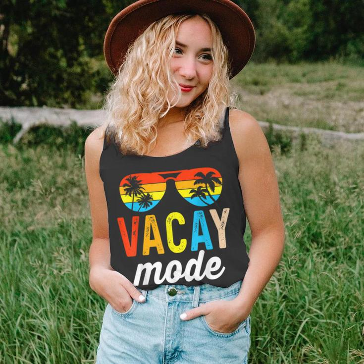 Vacay Mode Vintage Vacation Summer Cruise Family Holiday Unisex Tank Top