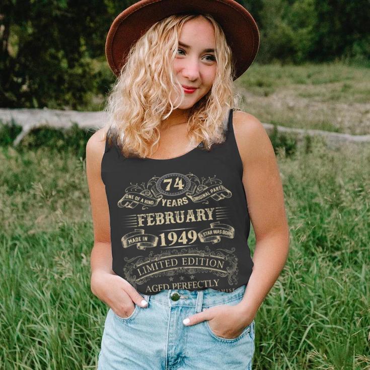 Vintage 1949 Outfit für Damen und Herren zum 74. Geburtstag, Nostalgisches Unisex TankTop