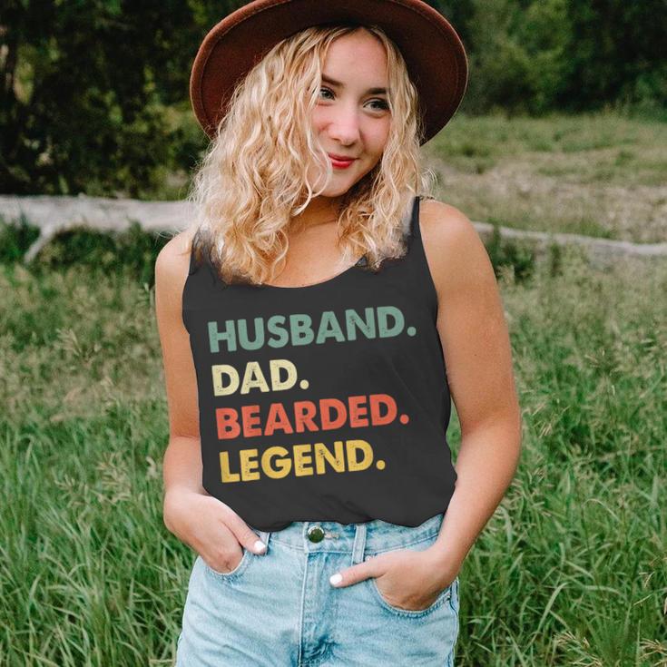 Vintage Beard Husband Dad Bearded Legend Men Tank Top