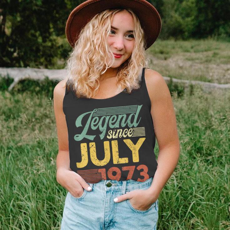 Vintage Legend Seit Juli 1973 Geburtstag Tank Top