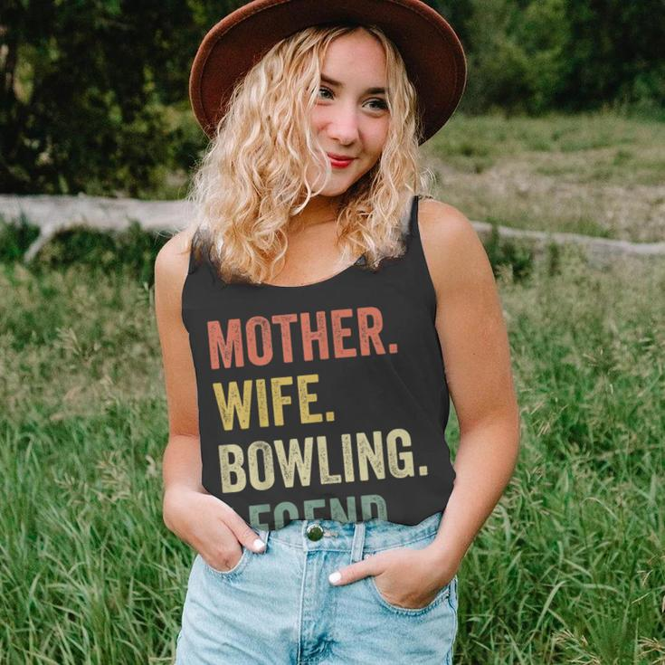 Vintage Mutter Frau Bowling Legende Retro Bowling Mom Tank Top
