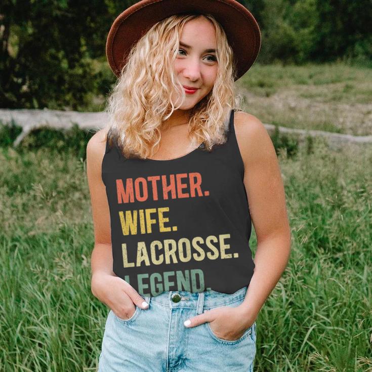 Vintage Mutter Frau Lacrosse Legende Retro Lacrosse Mädchen Tank Top