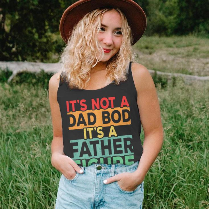 Womens Vintage Its Not A Dad Bod Its A Father Figure Fathers Day Unisex Tank Top