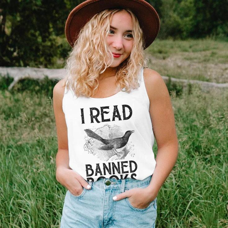 Book Lovers Vintage I Read Banned Books Reading Lovers Unisex Tank Top