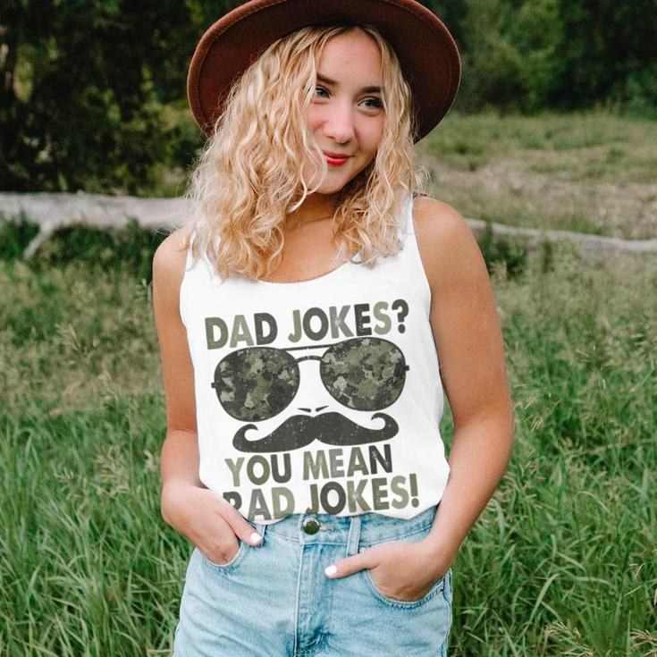 Dad Jokes You Mean Rad Jokes Funny Father Day Vintage Unisex Tank Top