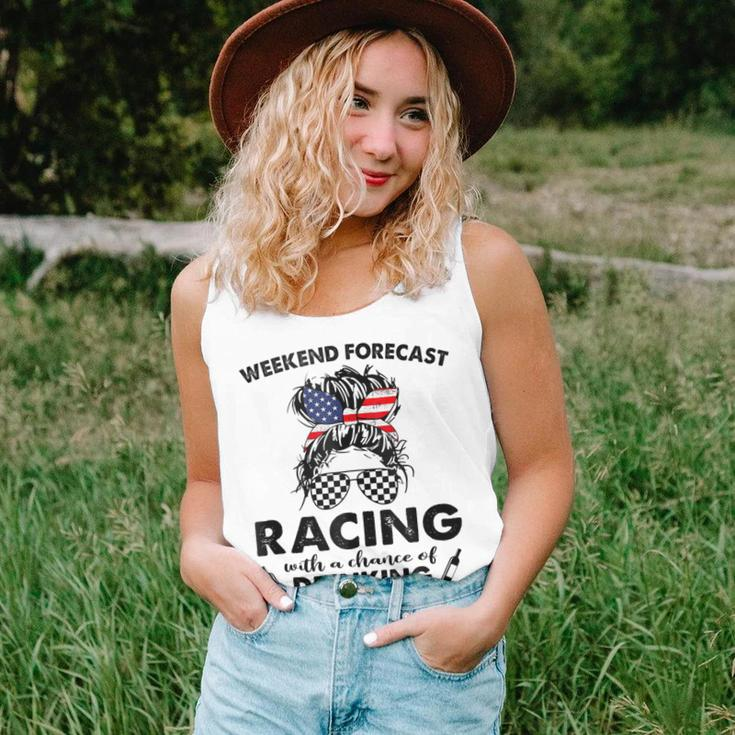 Weekend Forecast Racing With A Chance Of Drinking- Race Life Tank Top