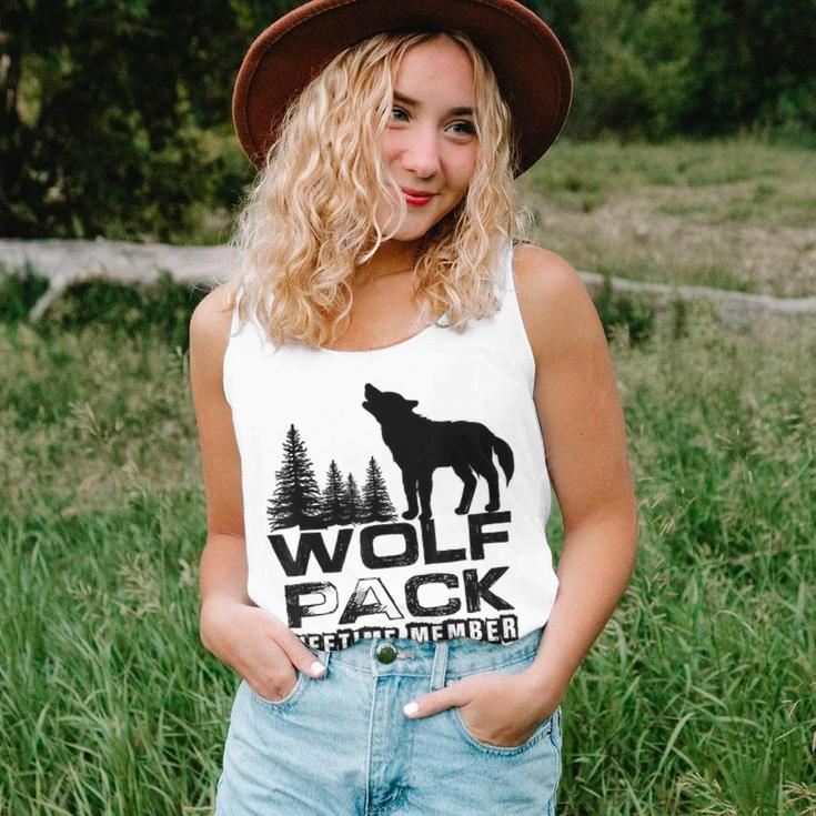 Lifetime Wolf Pack Member | I Love Wolves Funny Wolves Unisex Tank Top