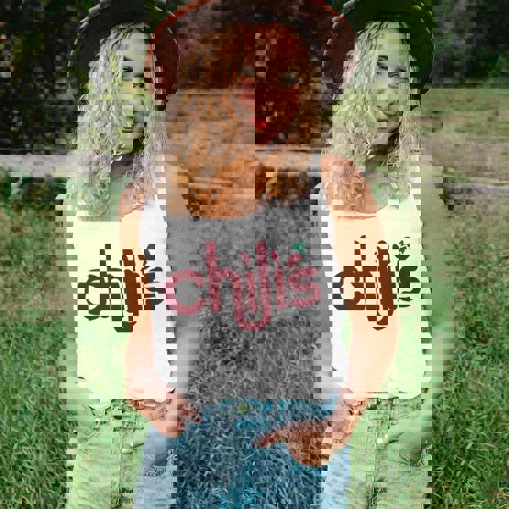 Mike Golic Jr Wearing ChilisUnisex Tank Top