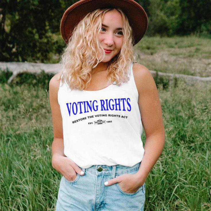 Voting Rights Restore The Voting Rights Act Unisex Tank Top