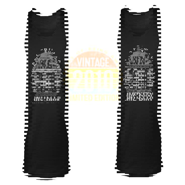 10 Year Old Vintage 2010 Limited Edition 10Th Birthday Tank Top