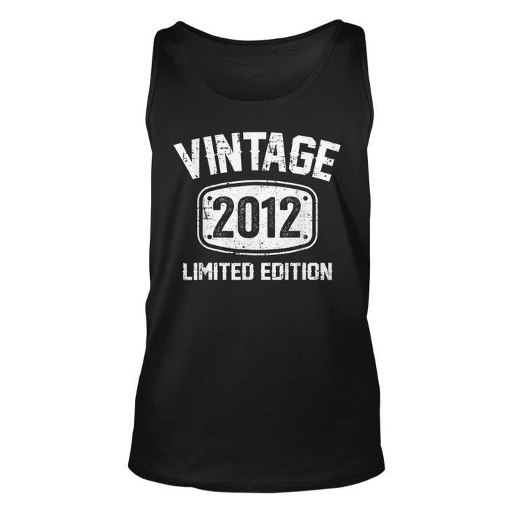11 Years Old Vintage 2012 Limited Edition 11Th Birthday  V2 Unisex Tank Top