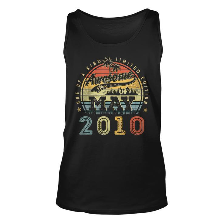 13 Year Old Awesome Since May 2010 13Th Birthday  Unisex Tank Top